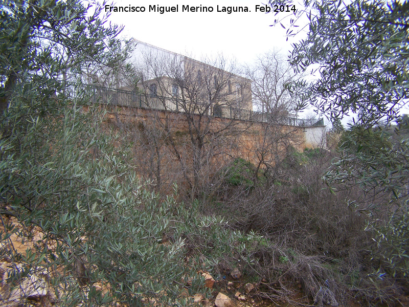 Ermita de la Virgen de la Estrella - Ermita de la Virgen de la Estrella. Muro de contencin