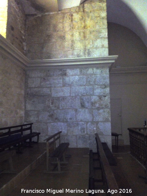 Iglesia de San Juan Bautista - Iglesia de San Juan Bautista. Torre a la altura del coro