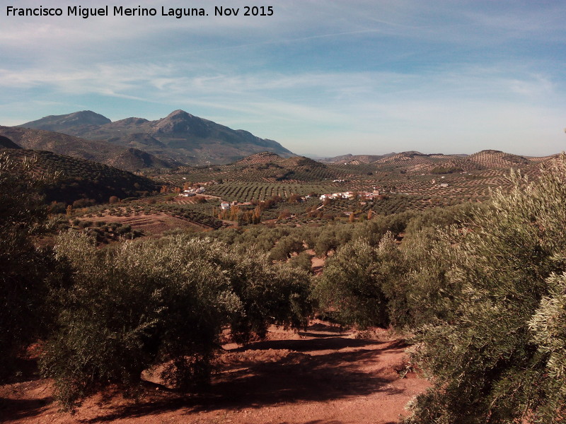 Aldea El Reguelo - Aldea El Reguelo. A la izquierda El Regelo y a la derecha la Cortijada de la Mohna