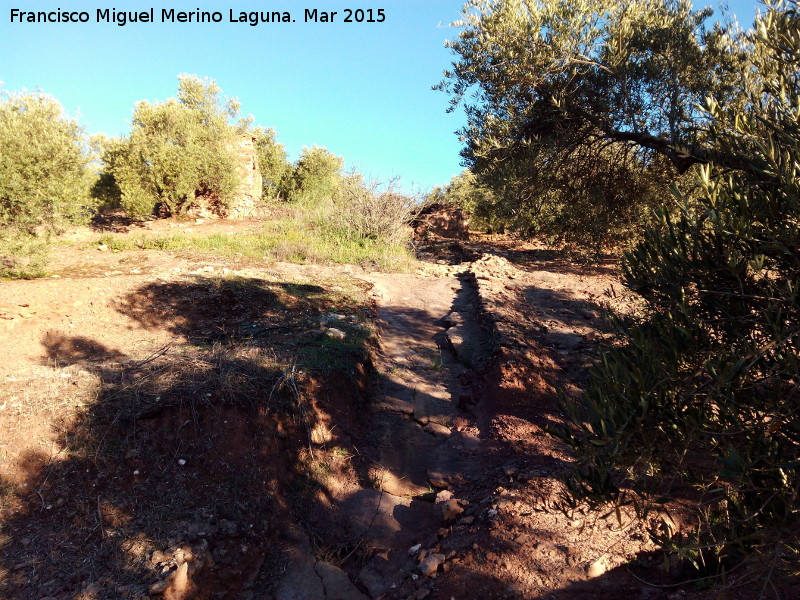 Cortijo del Malagueo - Cortijo del Malagueo. Arroyo canalizado