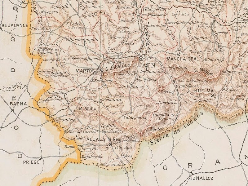 Historia de Porcuna - Historia de Porcuna. Mapa 1910