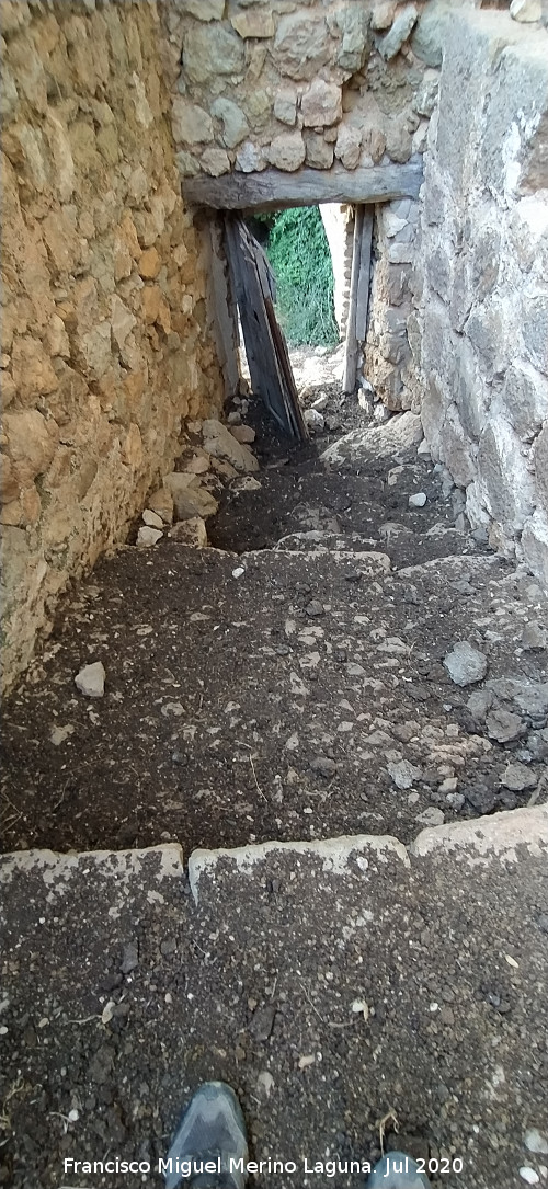 Eremitorio de la Magdalena - Eremitorio de la Magdalena. Escaleras y entrada