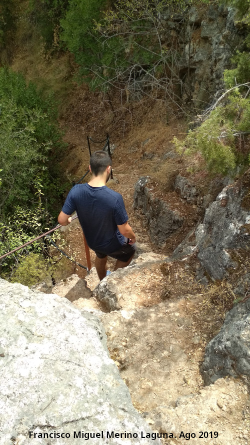 Sendero Ro Caamares - Sendero Ro Caamares. Escaleras