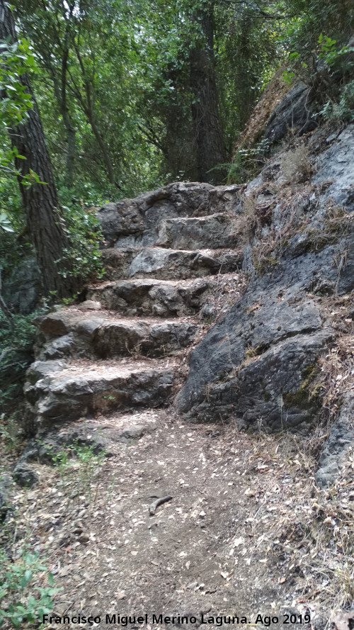 Sendero Ro Caamares - Sendero Ro Caamares. Escaleras