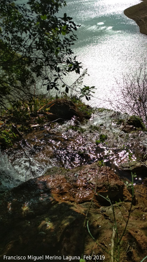 Cascada del Chorren - Cascada del Chorren. Parte alta de la cascada