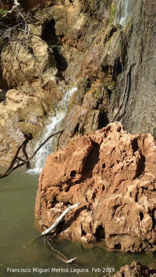 Cascada del Chorren - Cascada del Chorren. Derrame al pantano