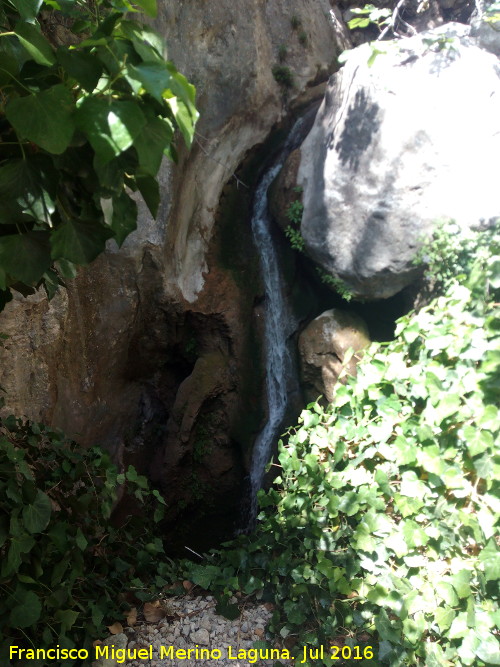 Cueva del Agua - Cueva del Agua. Cascada