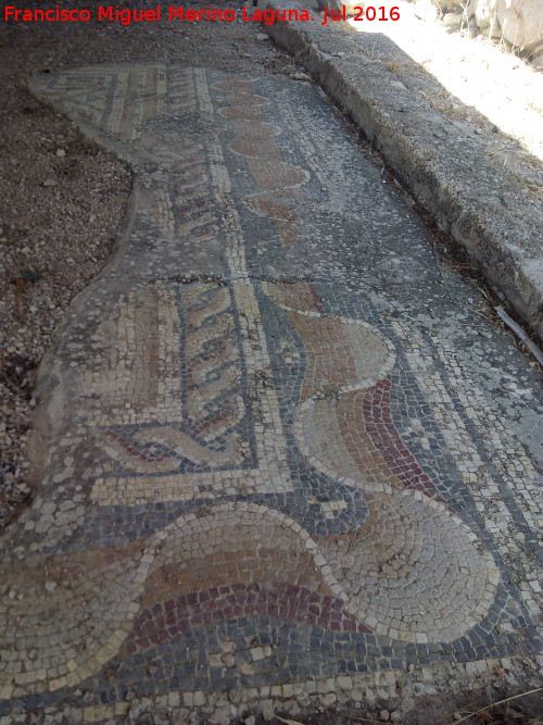 Villa Romana de Bruel - Villa Romana de Bruel. Mosaico