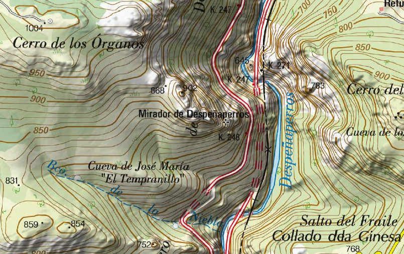 Cueva de Jos Mara El Tempranillo - Cueva de Jos Mara El Tempranillo. Mapa