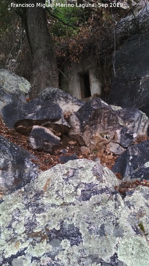 Cascada de la Graja - Cascada de la Graja. Caseta alta