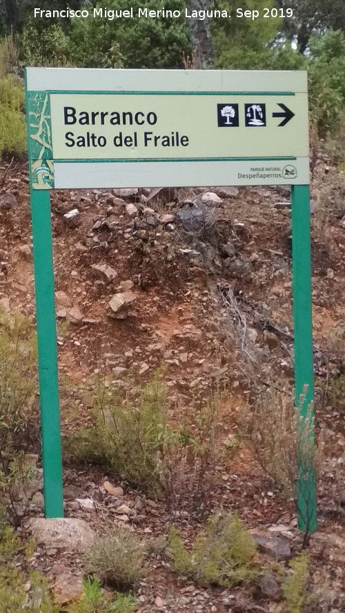 Cascada de la Graja - Cascada de la Graja. Cartel