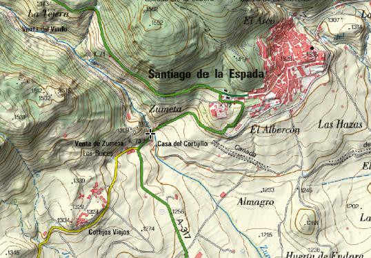 Molino de Santiago - Molino de Santiago. Mapa