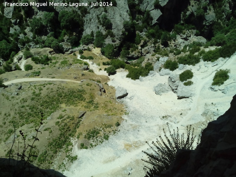 Cascada del Salto de los rganos - Cascada del Salto de los rganos. Desde su parte alta