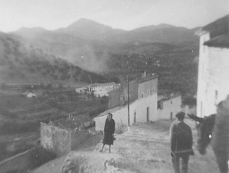 Calle Cuesta de la Cruz - Calle Cuesta de la Cruz. Foto antigua