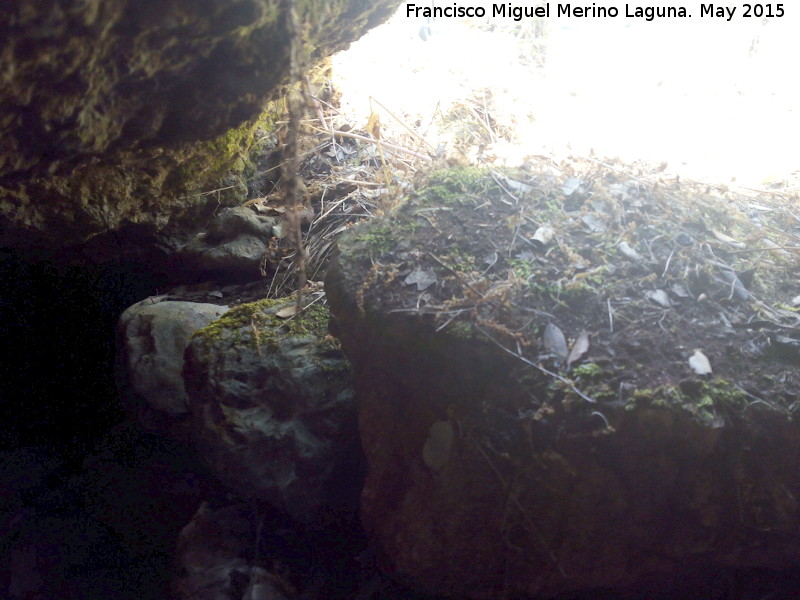 Yacimiento de Cabeza Alta - Yacimiento de Cabeza Alta. Muro de la Cueva de Cabeza Alta