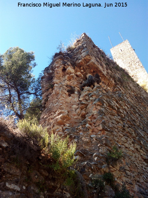 Muralla de Jan. Torren Norte II - Muralla de Jan. Torren Norte II. Terminacin del lienzo norte I con el torren norte II