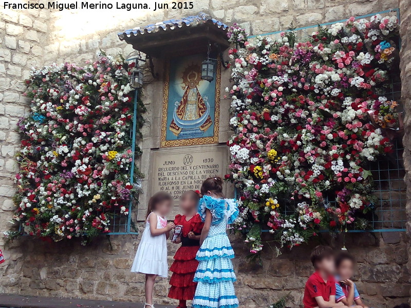 Fiesta de Ntra. Sra. de la Capilla - Fiesta de Ntra. Sra. de la Capilla. Ofrenda floral