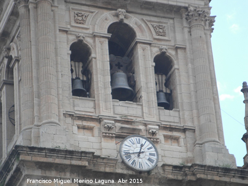 Catedral de Jan. Torre del Reloj - Catedral de Jan. Torre del Reloj. Parte frontal