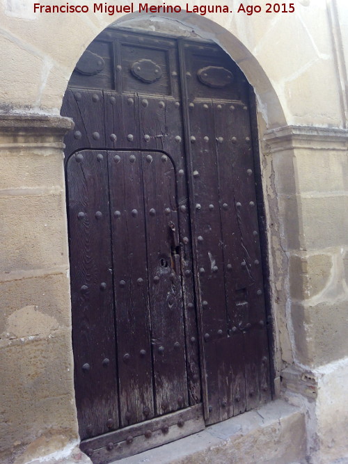 Casa de la Calle San Jorge n 16 - Casa de la Calle San Jorge n 16. Puerta de clavazn
