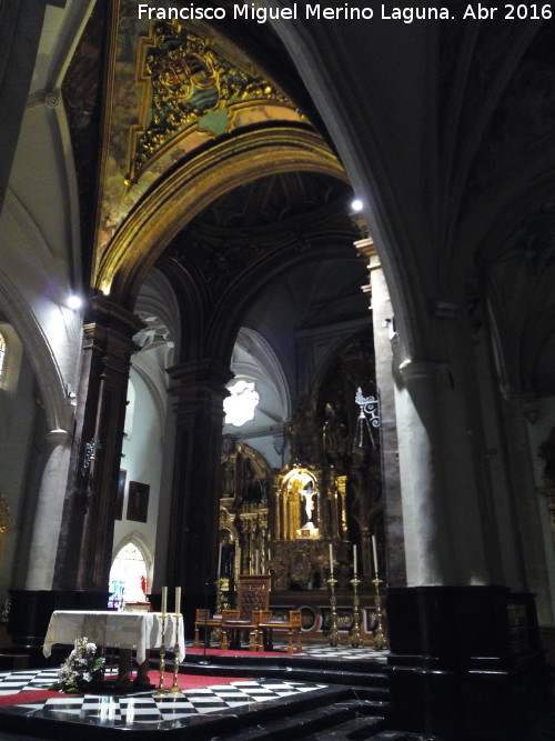 Baslica de San Ildefonso. Interior - Baslica de San Ildefonso. Interior. Presbiterio