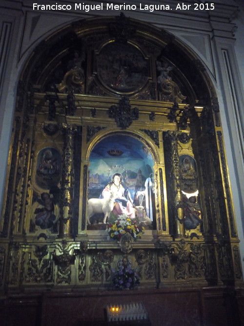 Baslica de San Ildefonso. Altar de la Divina Pastora - Baslica de San Ildefonso. Altar de la Divina Pastora. 