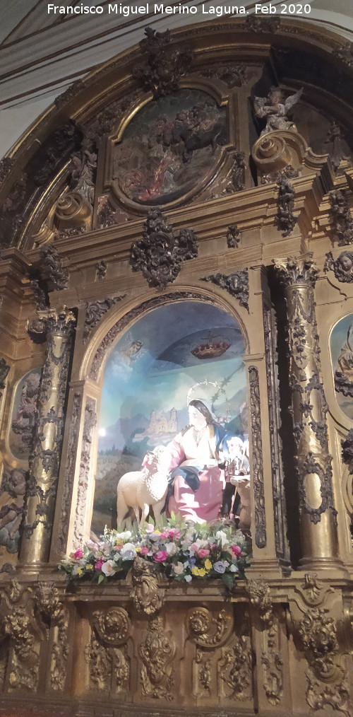 Bas�lica de San Ildefonso. Altar de la Divina Pastora - Bas�lica de San Ildefonso. Altar de la Divina Pastora. 