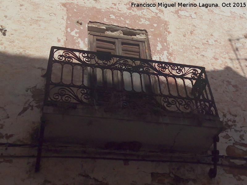 Casa de Jimnez de Mrmol - Casa de Jimnez de Mrmol. Uno de los balcones laterales