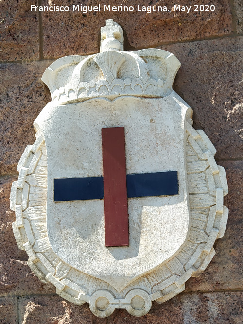 Virgen de la Paz - Virgen de la Paz. Escudo trinitario