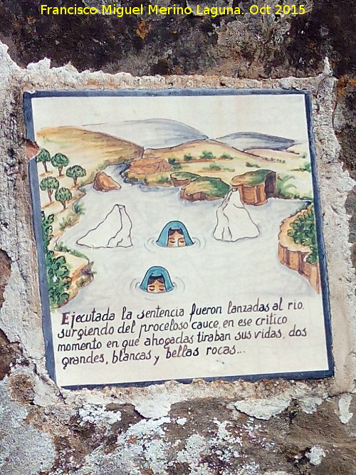 Sendero de las Dos Hermanas - Sendero de las Dos Hermanas. Azulejo