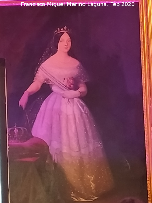 Isabel II - Isabel II. Palacio de Villavicencio - Jerez de la Frontera