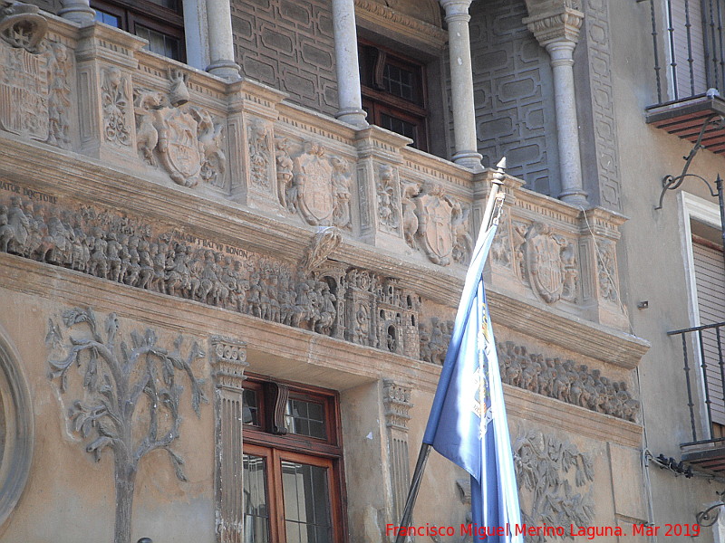 Carlos I de Espaa y V de Alemania - Carlos I de Espaa y V de Alemania. Procesin de coronacin del emperador Carlos V en Bolonia. Ayuntamiento de Tarazona