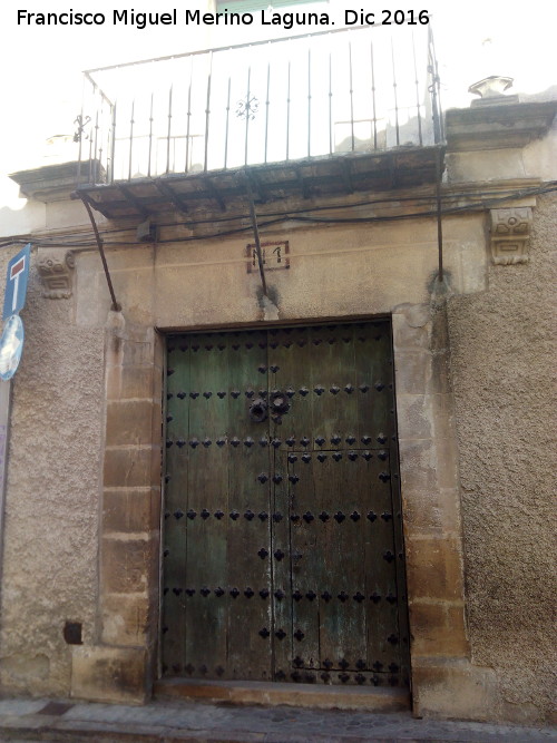 Casa de la Calle Muoz Garnica n 1 - Casa de la Calle Muoz Garnica n 1. Portada