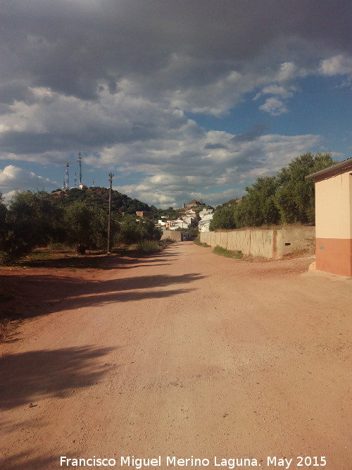 Camino de la Atalaya - Camino de la Atalaya. Llegando a la poblacin