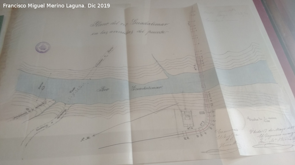 Archivo Histrico Provincial - Archivo Histrico Provincial. Proyecto de puente sobre el Ro Guadalimar 1876-1887. Archivo Histrico de Jan