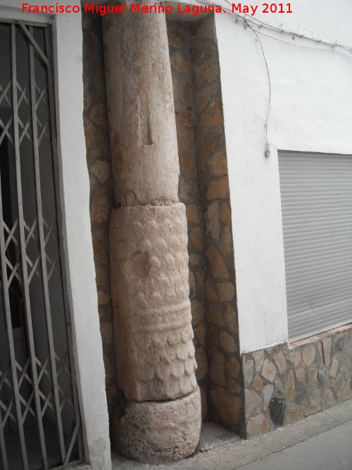 Columna romana del Arco del Postigo - Columna romana del Arco del Postigo. 