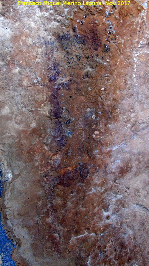 Pinturas rupestres de la Cueva de la Graja-Grupo I - Pinturas rupestres de la Cueva de la Graja-Grupo I. Pinturas de la parte baja