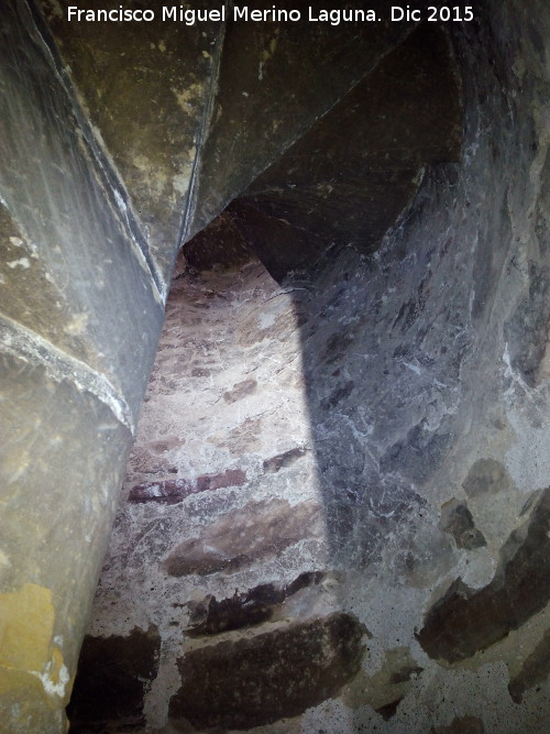 Castillo de Lopera. Torre de Santa Mara - Castillo de Lopera. Torre de Santa Mara. Escaleras de caracol