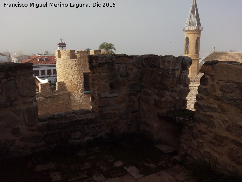 Castillo de Lopera. Alczar - Castillo de Lopera. Alczar. Azotea norte