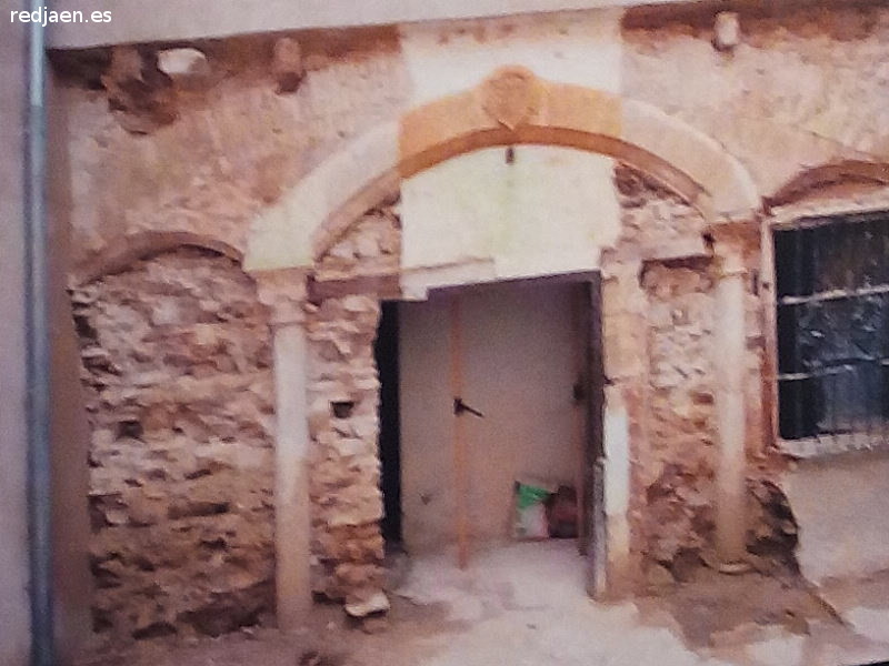 Castillo de Lopera. Alczar - Castillo de Lopera. Alczar. Puerta del patio antes de reconstruir