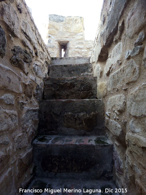 Castillo de Lopera. Torren Oeste - Castillo de Lopera. Torren Oeste. Acceso a la azotea