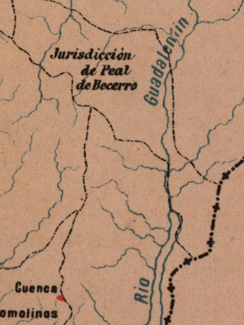 Ro Guadalentn - Ro Guadalentn. Mapa 1885