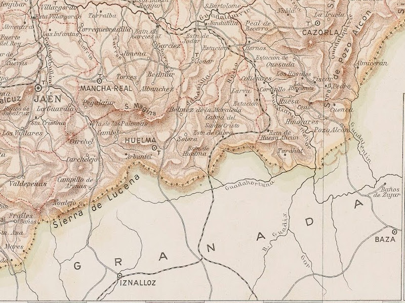 Ro Guadalentn - Ro Guadalentn. Mapa 1910