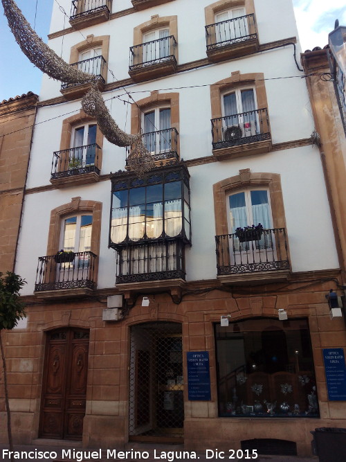 Casa de la Calle Obispo Cobos n 5 - Casa de la Calle Obispo Cobos n 5. Fachada