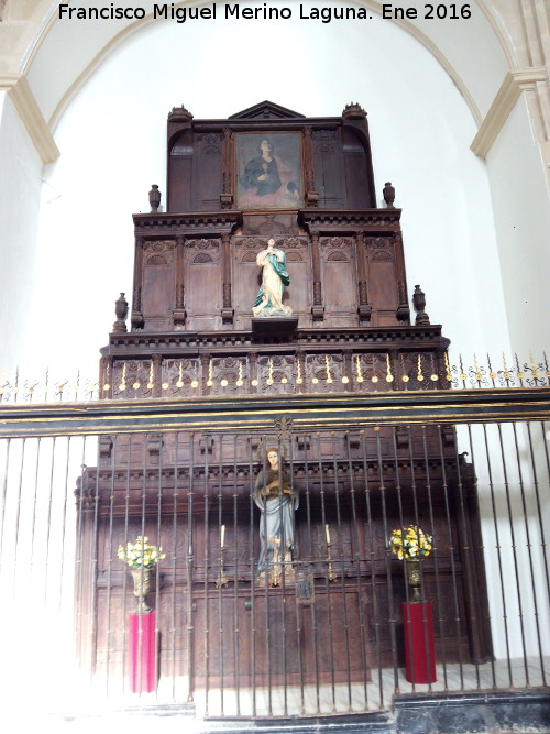 Catedral de Baeza. Capilla de Santa Cecilia - Catedral de Baeza. Capilla de Santa Cecilia. 