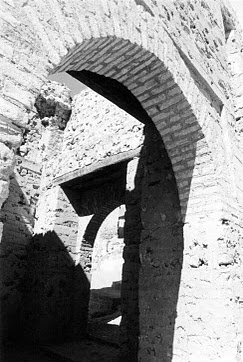 Puerta de Catena - Puerta de Catena. Foto antigua. Reconstruido