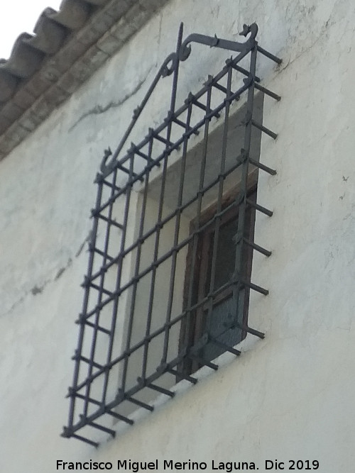 Casa de la Calle Atarazanas n 4 - Casa de la Calle Atarazanas n 4. Reja de rosetas alta