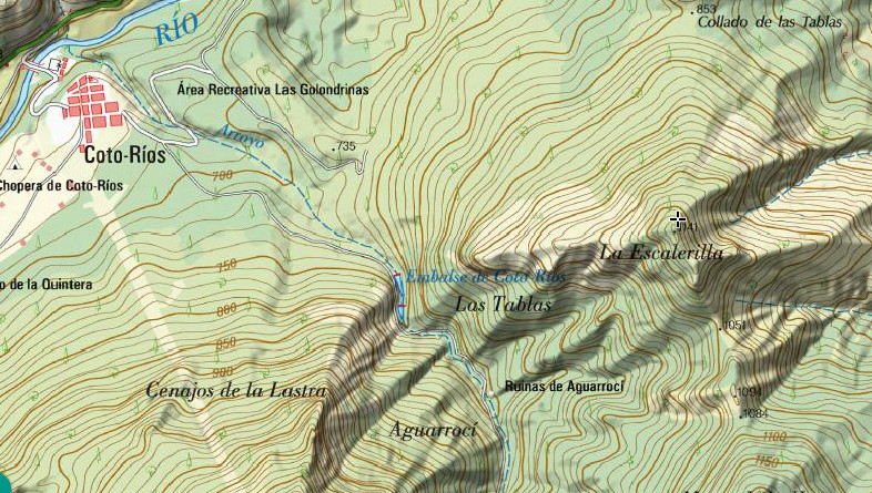 La Escalerilla - La Escalerilla. Mapa