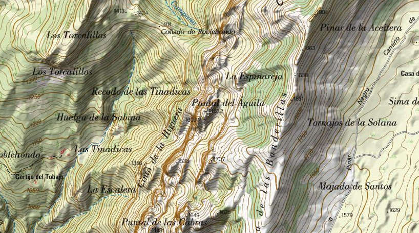 Puntal del guila - Puntal del guila. Mapa