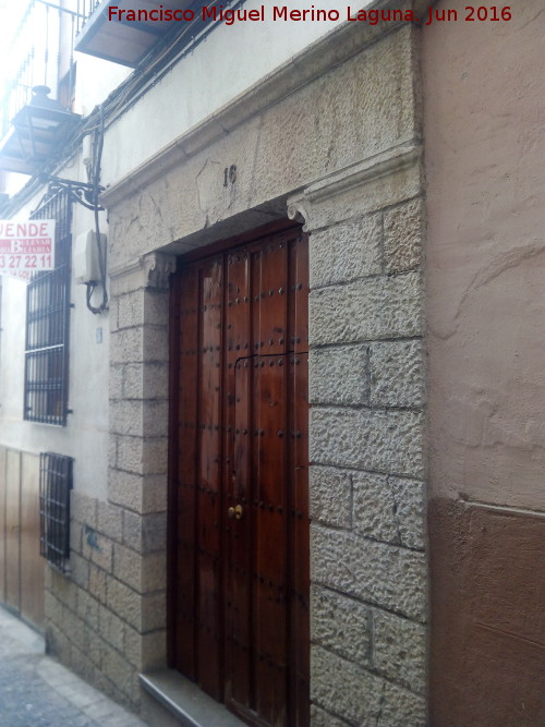 Casa de la Calle Espiga n 16 - Casa de la Calle Espiga n 16. Portada