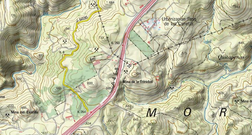 Mina La Esperanza - Mina La Esperanza. Mapa